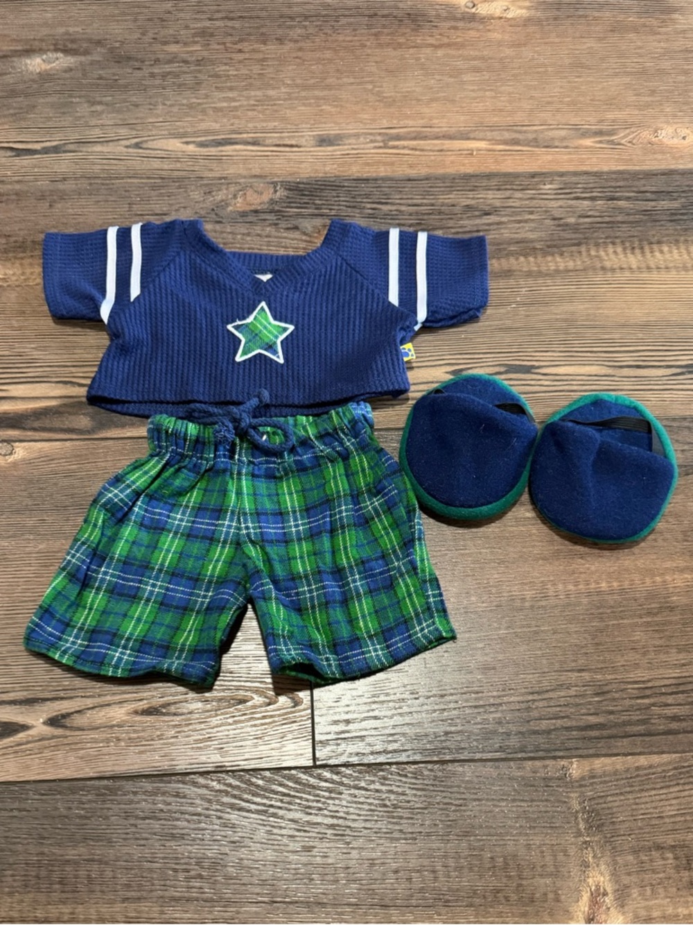 Build-A-Bear Flannel Pajamas Set